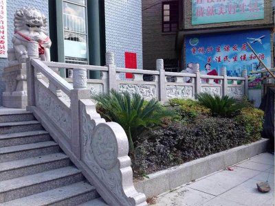 物業(yè)門(mén)口石雕欄桿